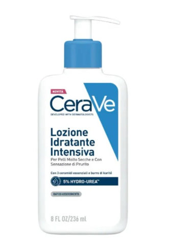 Cerave Lozione Idratante Intensiva Corpo per Pelle Molto Secca 236 ml - Crema Corpo Super Idratante